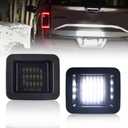 LED License Plate Light for 2015-2022 Fo-rd F150 2017-2022 Fo-rd F150 Raptor, F150 Led Rear Tag Lamp, 6000K White Lights, 2 PCS