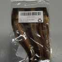 2 Pcs Short Hair Extensions, Clip in Extensions Human Hair for Women Adding Volume 6 inch Medium Brown and Honey Blonde