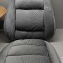 ALIBO Orthopedic Firm Chair Lumbar Support Cushion Set Non-Slip Bottom Coccyx Pads Warm Adjustable Curvature Low Back Pain Relief Relax Pillow for Office,Dinning Chair,Recliners,Sofa and Car Grey (Large)