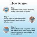 Cast Shower Cover Leg Waterproof Foot Cover Shower, Cast Protector for Shower Leg Adult, ACL Recovery Must Haves, Cast Shower Cover, Reusable Waterproof, Soft Silicone Gifts