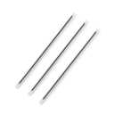 500pcs Fiber Optic Heat Shrink tubing Fusion Spliced Fiber Optic Cable Heat Shrink tubing Single Steel Needle 304 Stainless Steel PE Transparent Bare Fiber Protection Tube