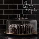 Glass Cake Dome, Cake Cover Lid for Freshness and Display | 11" Diameter