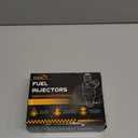 4 Holes Fuel Injectors 0280156161 Compatible with Dodge Dakota Ram 1500 2500 3500 Ford Escape Mustang Windstar Jeep Grand Cherokee Liberty Wrangler Mercury Mariner 3.0L 3.7L 3.8L 3.9L, Replaces FJ462