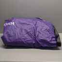 VOFiTNY Gymnastics Tumbling Equipment Air Barrel Inflatable Octagon Tumbler Roller Back-bend Trainer Cheerleading Without Pump (4'L x 2.5'D, Black/Purple No Pump)