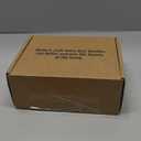 Estmoon 1 Pack Passage Door Handle Matte Black Door Lever, Interior Door Knob Square Heavy Duty Non-Locking Handlesets Hall Closet Handle, Reversible for Right & Left Sided Doors