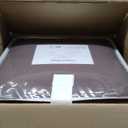 Calvin Klein - King Comforter Set, Modern Cotton Washed Percale Bedding with Matching Shams, Oeko-Tex Certified (Washed Percale Dark Brown, King)