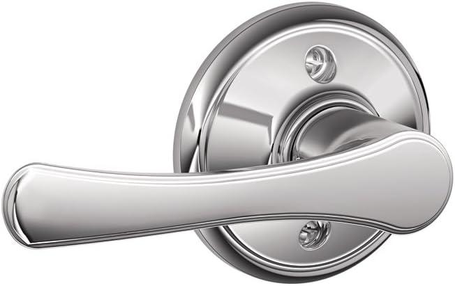 SCHLAGE Avila Lever Non-Turning Lock, Bright Chrome (F170 VLA 625)