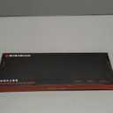 EWEADN GX710S Backlit Computer Keyboards, Wired USB Keyboard with White Backlit, Metal Panel, Plug and Play, Pudding Keycaps Full Size Quite Computer Keyboard for Win/PC/Laptop-Purple