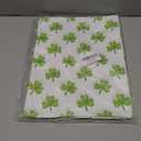 Shamrock St. Patrick's Day Placemats Set 12x18 Inch Cute Placemats Spring Table Mats Set of 4 Seasonal Spring Bufflao Plaid Table Mats for Party Kitchen Dining Decoration-18
