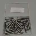 1/4-20 x 1-1/4" Flat Head Socket Head Screw Furniture Bolts Countersunk Connector Screws, Stainless Steel 18-8 (304), Bright Finish, Fully Threaded, 25 PCS