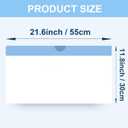 80-Pack 21.6"Opening x 11.8"L Heavy Duty Cat Litter Box Liners for Fsitego & Fumoi Automatic Litter Boxes, Extra Thick Self-Cleaning Litters Box Bags, Cat Litters Bags with Drawstring and Leakproof