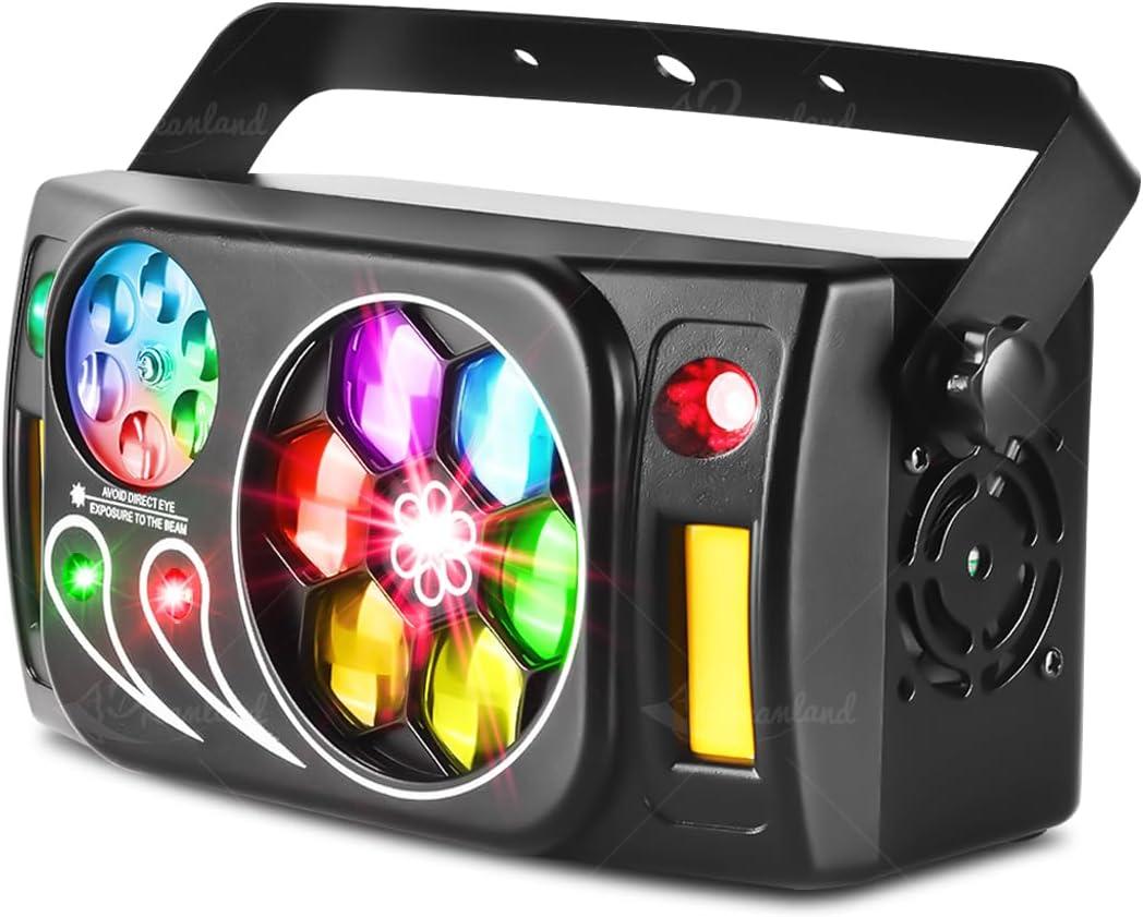 Dreamland Party Disco Light, Disco Ball Dj Light Sound Activated with Remote Control Stage Strobe for Parties KTV Christmas, Bee Eyes 