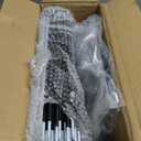 Shoe Rack Organizer, 32 Pair Shoe Storage Cabinet with Door Expandable Plastic Shoe Shelves for Closet,Heels,Boots,Slippers,8 Tier