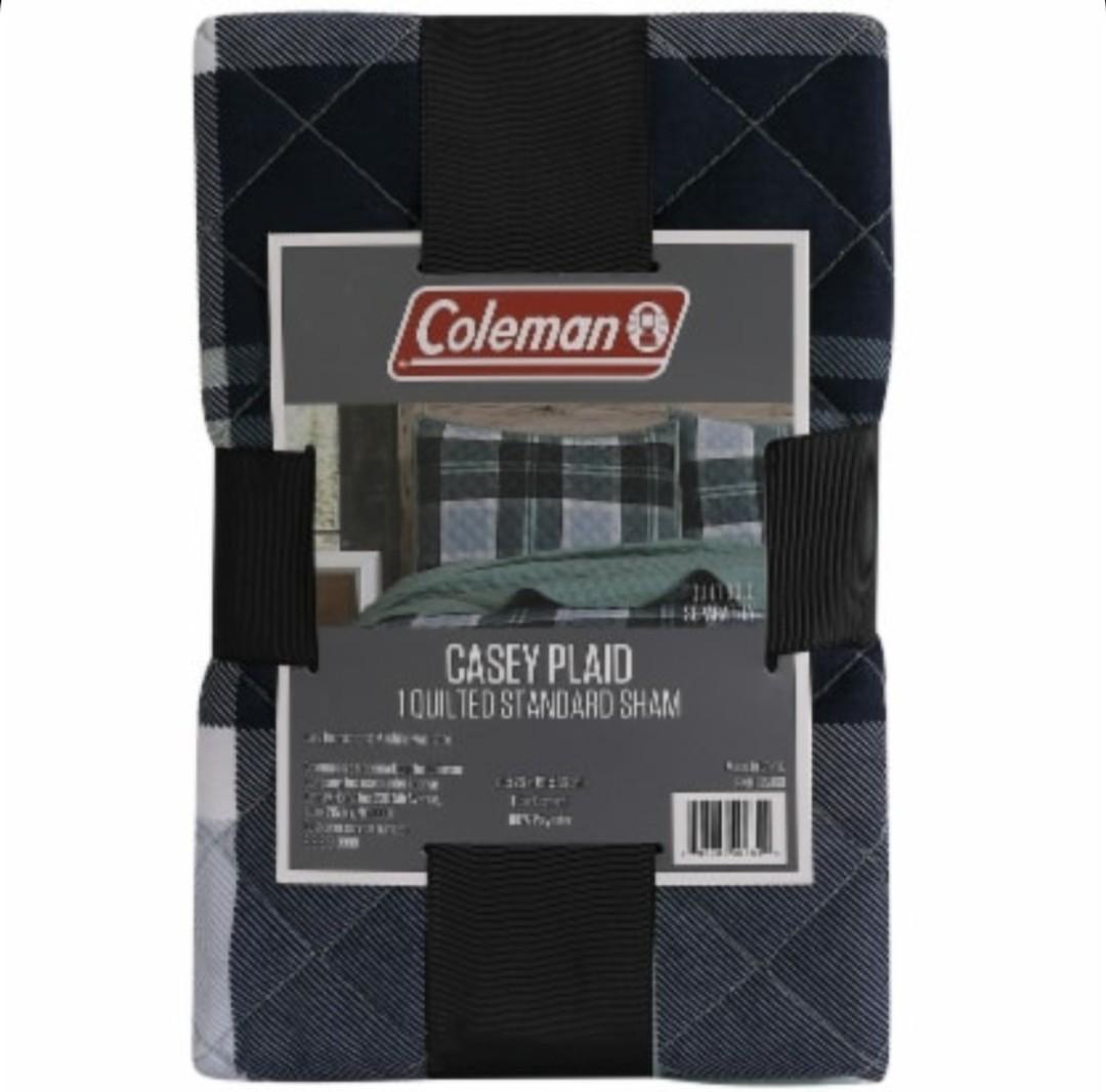 Coleman Casey Plaid 1 Quilted Standard Sham 20x26in