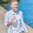 Golf Father's Day Gifts for Dad, 20 Oz Best Dad Golf Coffee Tumbler Cup Stainless Steel Mug with Straw, Lid and Keychain Set for Him Men Husband Boyfriend Father's Day Gift Christmas Gifts