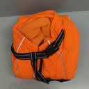 Lelepet Dog Winter Coat Waterproof Dog Jacket with Harness Built in Windproof Reflective Pet Coats for Small Medium Large Dogs, Thermal Fleece Lined Coats for Cold Weather Walking Hiking, Orange, XXL