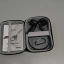 Open Ear Bluetooth Headphones with Microphone, Noise Cancelling Wireless Headset with Mute Button, Supports aptX/aptX-LL/aptX-HD, Designed for Meeting, Home Office,Driving -Not Bone Conduction (Grey)