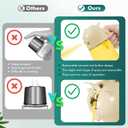 Oil Spray Bottle 2 in 1 Oil Dispenser and Oil Sprayer -20oz/580ML Oil Sprayer For Cooking,Salad,Barbecue,Frying (Beige)