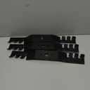 942-04053C Mulching Blades Compatible with 50" Cub Cad et Deck, 942-04053-X Mower Blades Fit for Cub Cad et RZT-50, LTX-1050, Troy Bilt Mustang 50, Replace for 742-04053, Toro 112-0316, Pack of 3