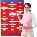 Learning Resources Organization Station Pocket Chart - Hanging Pocket Chart for Classroom, Teacher Supplies for Classroom Organization and Storage, Pockets for Bulletin Board, Student Storage Charts