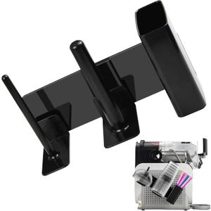 Cup Organizer for Ninja Slush Machine FS301 FS300 3-in-1 Side-Mounted Holder for Cups, Lids, Straws Accessories for Ninja Slushie Machine, Multifunctional Stackable Storage Stand Rack Container