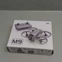 Drone with Camera & Propeller Full Protect Remote Control Quadcopter for Adults Beginners, One Key Takeoff/Landing, Altitude Hold Headless Mode 3D Flip Trajectory Flight, 2 Batteries & Carrying Case