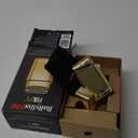 METALFX Double Foil Shaver, Handheld Electric Razor for Travel, Portable Cordless Close Face Shaver for Head, Beard, & Neck (Gold)