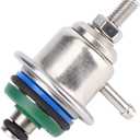 Aramox Fuel Pressure Regulator, Adjustable 3-5 Bar Fuel Injection Pressure Regulator Fit for Z32.8