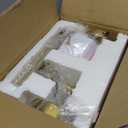 Wall Sconce Set of 2 Brass Wall Light, Farmhouse Vanity Light Fixture Modern Indoor Wall Light with Clear Glass Shade for Bathroom Bedroom Living Room Hallway Vanity