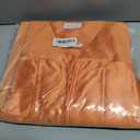 Newrara Adult Shiny Graduation Cap and Gown Tassel Set for High School & Bachelor (Orange)