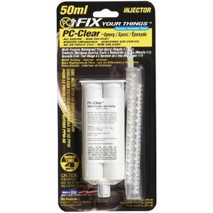 PC Products PC-Clear Epoxy Adhesive Liquid, 50ml Cartridge, Clear 75005