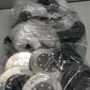 INCX 4.6 inch Solar Lights Outdoor Waterproof,16 Pack Solor Ground Light for Outside, Solar Garden Lights Landscape Lighting for Patio Pathway Lawn Yard Deck Driveway Walkway, Warm White