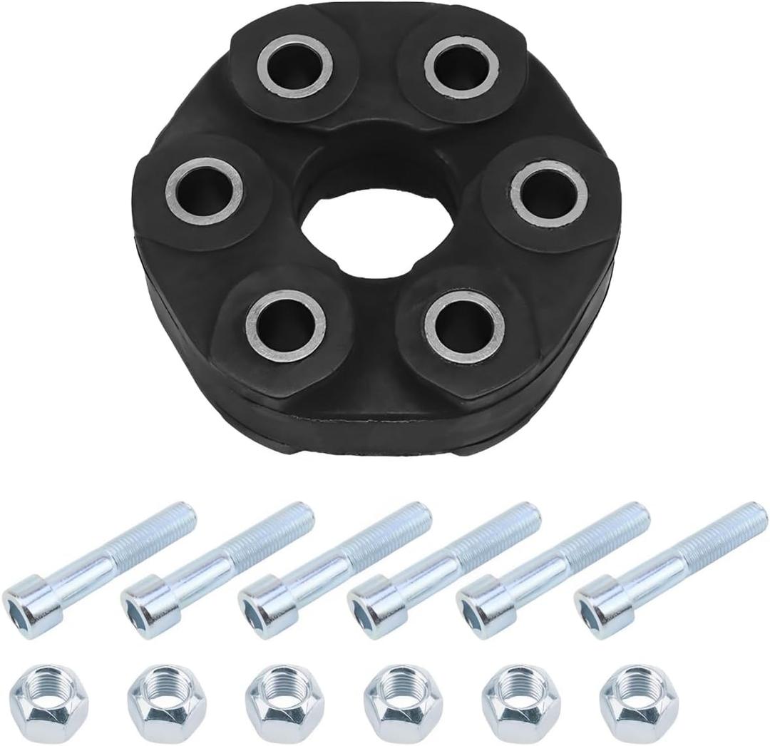 26111227410 Flex Joint Drive Shaft Coupler with Bolts Flex Disc for BMW 318i 323i 325i 328i 328is Z3 Z4 E36 E46 E85,for MINI F54 F60 JCW ALL4 COOPER, for Chevrolet Corvette C5/C6