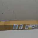 UNISHADES no Drill Cordless Roman Shades for Windows, 22" W 64" H - 100% Blackout - Linen - Grey