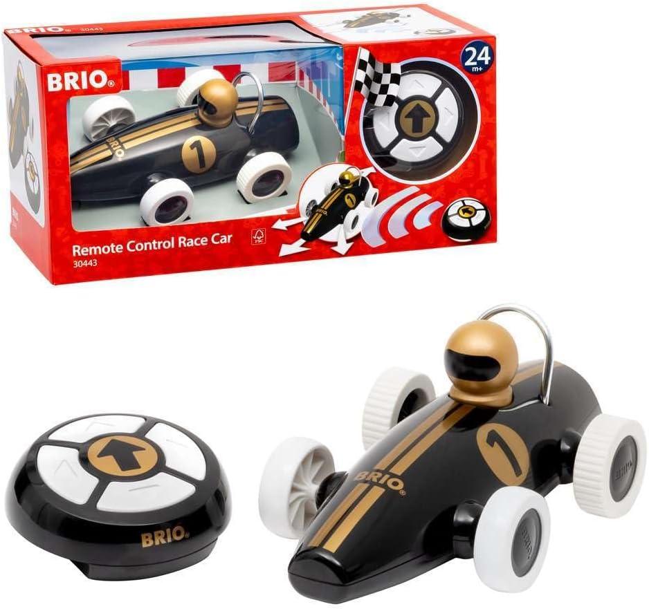 BRIO Black & Gold Remote Control Race Car for Toddlers 24 Months and Up, Längd: 45 cm, Bredd: 20 cm, Höjd: 21 cm