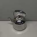 Tea Kettle Stovetop Whistling Teakettle ClassicTeapot Stainless Steel Tea Pots for Stove Top with Heat-resistant Folding Handle Mirror Finish, 2 liters