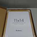 Fun Memories 11x14 Picture Frame, Solid Oak Wood 11 x 14 Photo Frames for Wall, 11 by 14 Frames with Tempered Real Glass, 11x14 Picture Frame with Mat for 8x10, Wooden Wall Gallery 11 x 14 Frame Set of 2 pack