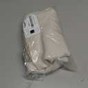 Decorelia Waterproof Faux Linen Tablecloth for Round Dining Table, Decorative Fabric Rustic Tablecloth Cover for Holiday, Banquet, Outdoor & Kitchen Table(60 Inch, Round (2-4 Seats), Ivory)