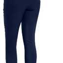 POSHGLAM Women's Maternity Pants Casual Work Pull-on Stretch Comfy Skinny Pregnancy Pants with Pockets