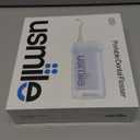 usmile C10 Portable Water Flosser  Travel-Friendly, 95-Day Battery, 4 Modes, 360 Nozzle, 180ml Tank, IPX7 Waterproof, Dentist-Recommended for Braces, Implants & Sensitive Gums (Blue)