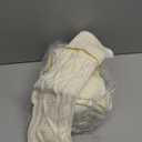 VIBILIA Christmas Stockings 6 Pack, 18 Inches Large Size Knitted Xmas Stocking for Fireplace, Holiday Party Decorations (White)