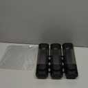 CeeVian Shampoo Dispenser Shower Dispenser 3 Chamrber No Drill Wall Mounted for Shower Shampoo and Conditioner Dispenser for Bathroom, Toilet, Hotel & Kitchen,3 * 300ML (Black)