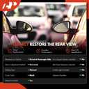 A-Premium Pair (2) Driver and Passenger Side Power Door Mirror
