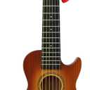 23" Acoustic Guitar, Kids 6 String Toy Guitar - Realistic Steel Strings - Beginner Practice First Musical Instrument for Children, Toddlers (Brown)