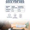 Pembrook Cotton Light Compression Socks for Women & Men - 3 Pairs | 8-15 mmHg Comfort Compression Socks for Men & Women, M
