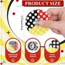 48 Pcs Cartoon Fidget Spinners Bulk Mini Red Yellow Black Fidget Spinners for Birthday Party Favors, Goodie Bags Stuffers, Game Supplies, Rewards, Carnival Prizes and Gifts