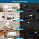 100% Blackout Curtains for Bedroom, Portable DIY Window Blinds, No Drill Window Shades & Blackout Blinds with Stickers & Tabs for Travel, Dorm Room, Media Room (Starry Sky, 118" x 57")