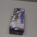 BrizLabs Snowflake Lights, 40 LED 16.08ft Christmas Lights with Remote, Twinkle Snowflake String Lights Battery Operated, 8 Modes Xmas Light Waterproof for Outdoor Indoor Tree Room Decor, Warm White