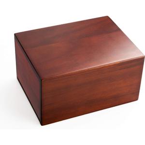 PCS Cremation Urns for Ashes, Pet Memorial Funeral Urns Box,Wooden Decorative Urn for Dog Cat,Cremation Keepsake Burial Ash Box - L (8.5 x 6.5 x 4.5'')