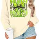 LUKYCILD Christmas Sweatshirts For Women Xmas That's It I'm Not Going Sweatshirt Holiday Winter Long Sleeve Shirt (XL)